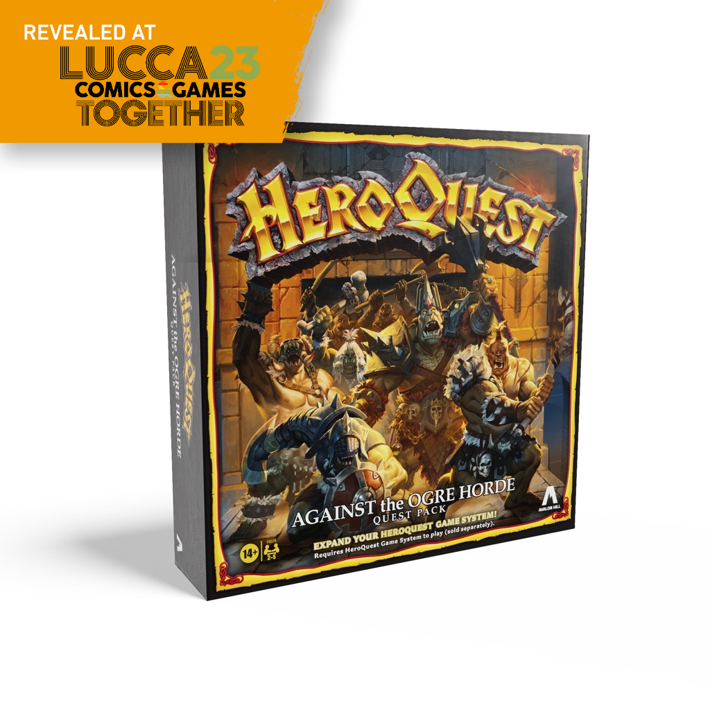 New Against the Ogre Horde Quest Pack revealed at Lucca Games and Comic Con.