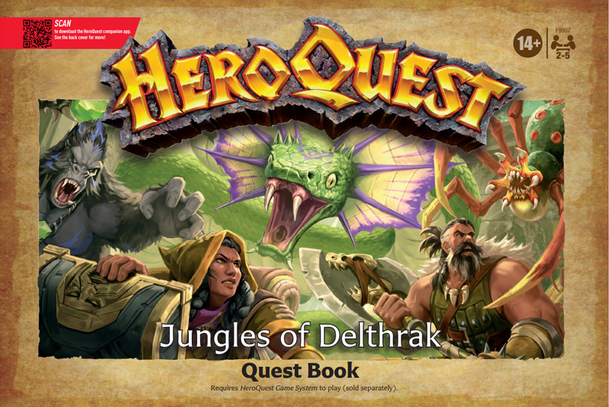 Jungles of Delthrak quest book artwork