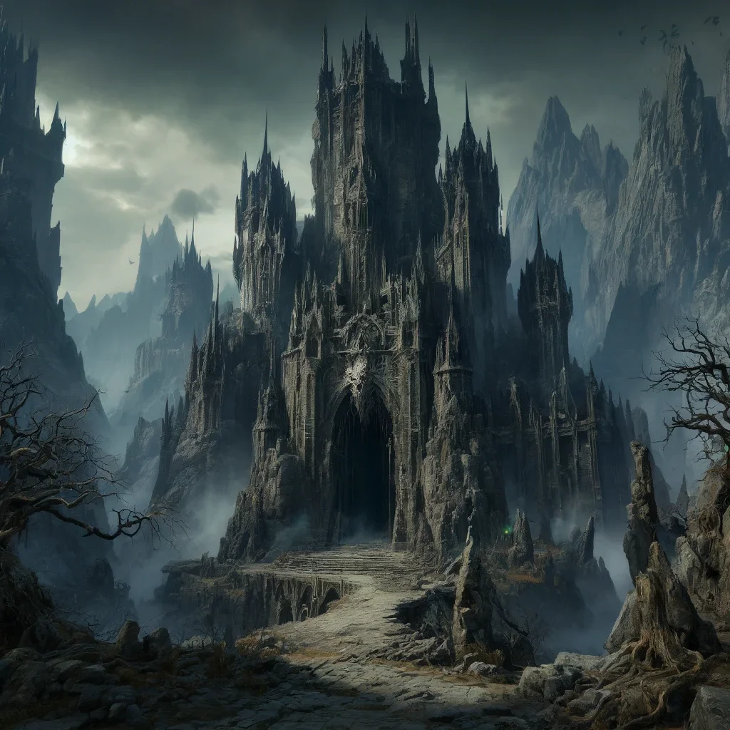DALL·E-2024-06-02-14.00.30-A-dark-and-foreboding-keep-nestled-within-jagged-rocky-mountains.-The-keep-of-Barak-Tor-is-an-ancient-crumbling-structure-with-towering-menacing-sp