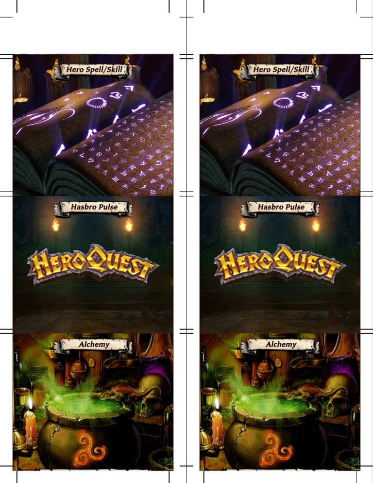 HeroQuest Card Dividers