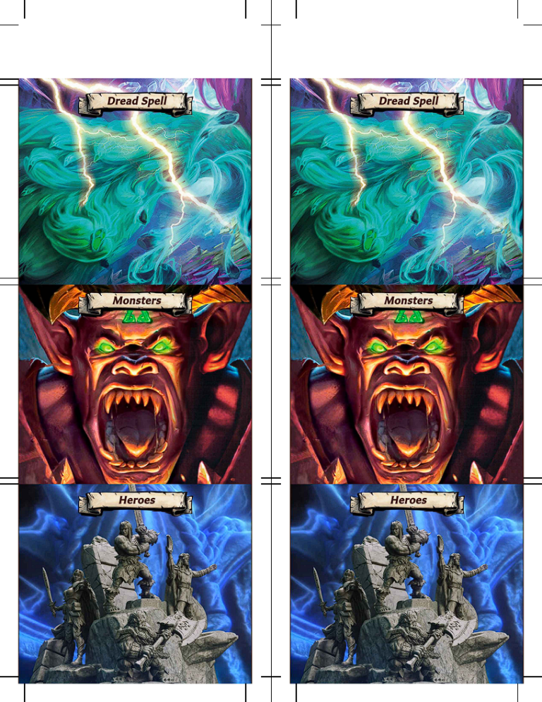 HeroQuest Card Dividers