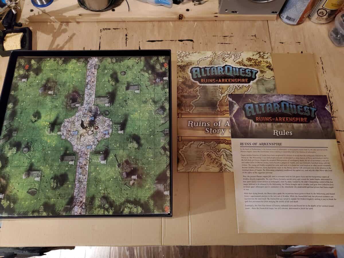 Altar Quest Unbox and Content Review Elvylers Gaming Blog