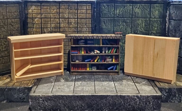 Furniture: HeroQuest Bookcase and Cupboard - Elvyler's Game Room