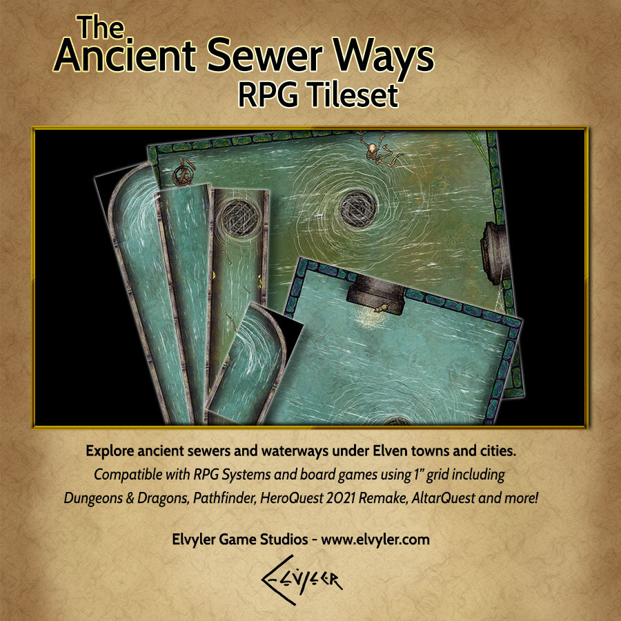 Ancient Sewer Ways - RPG Tileset