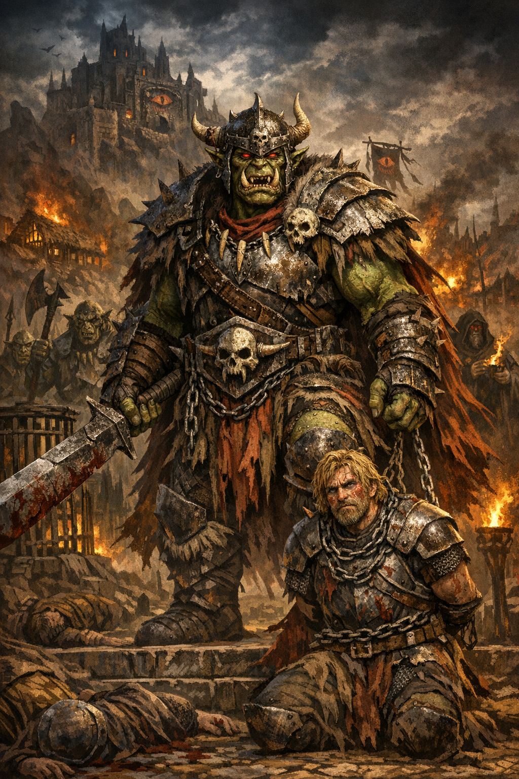Ulag was a notorious Orc warlord who served the sorcerer Zargon during the renewed wars against the Realm. Known for cruelty and ruthless authority, he led raiding bands that plundered villages and terrified the borderlands. Ulag gained infamy after capturing Sir Ragnar, one of the King’s greatest knights. A towering fighter armed with a great blade, he ruled through fear and strength. Heroes of the Realm eventually stormed his stronghold and slew him, weakening the Orc bands, though his legacy of violence continued through others, including his vengeful offspring, Grak.
